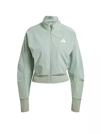 ADIDAS | Damen Fitnessjacke D4T WVN Cover | hellgrün