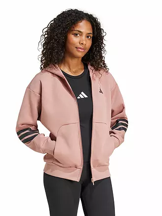 ADIDAS | Damen Kapuzenjacke FI 3S FZ HD | koralle