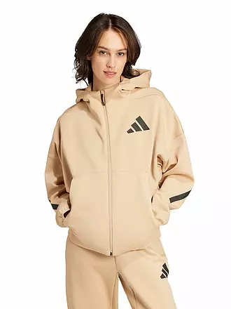 ADIDAS | Damen Kapuzenjacke Z.N.E. | camel