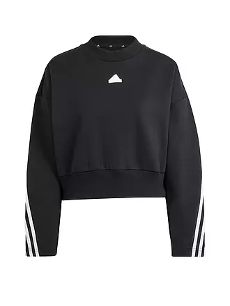 ADIDAS | Damen Sweater 3S Crop | schwarz
