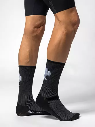 ALE | Herren Radsocken Sauvage | schwarz