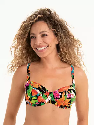 ANITA | Damen Bikinioberteil RF-Wild Garden | schwarz