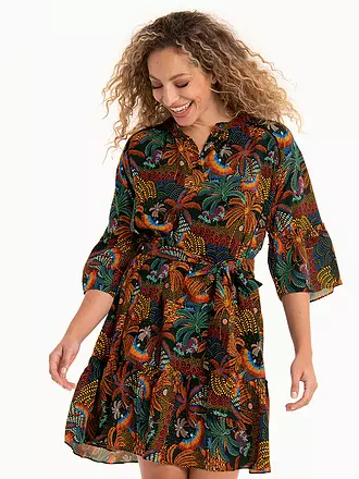 ANITA | Damen Kleid RF-Tropical Nights | braun