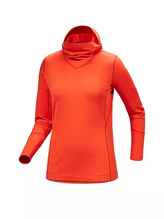 ARCTERYX | Damen Funktionsshirt Rho Hoodie | orange