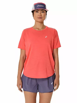 ASICS | Damen Laufshirt Road SS Top | koralle