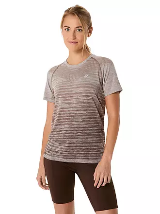 ASICS | Damen Laufshirt Seamless SS Top | braun