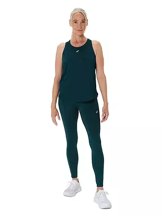 ASICS | Damen Lauftight Road High Waist | dunkelgrün