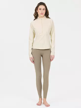 ATHLECIA | Damen Fitness Zipshirt Midory | creme