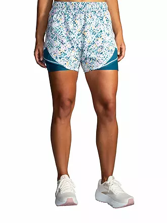 BROOKS | Damen 2in1 Laufshort Chaser Print 5" | 