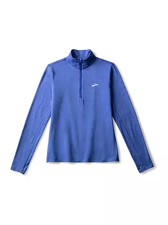 BROOKS | Damen Laufshirt Dash 1/2 Zip 2.0 | hellblau