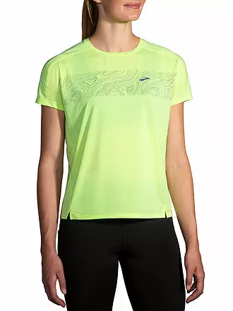 BROOKS | Damen Trail Laufshirt Print Free | 