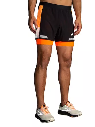 BROOKS | Herren Laufshort Run Visible 5" 2in1 2.0 | 