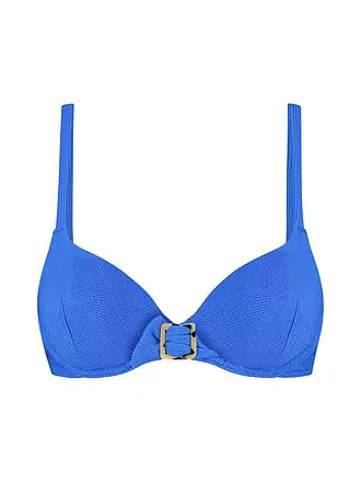 CYELL | Damen Bikinioberteil Wavy Blue | blau