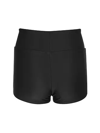 DARLING HARBOUR | Damen Bikinihose Hot Pant | schwarz