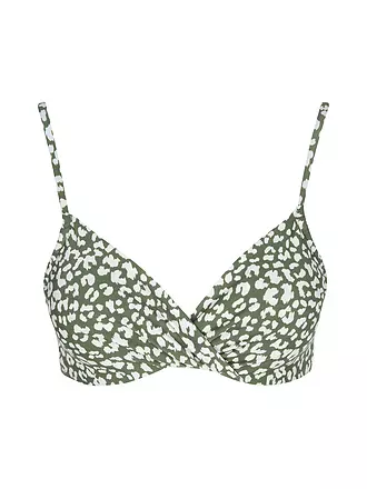 DARLING HARBOUR | Damen Bikinioberteil Twisted | olive