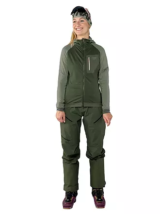 DYNAFIT | Damen Touren Fleecejacke Radical Polartec® Hoodie | olive