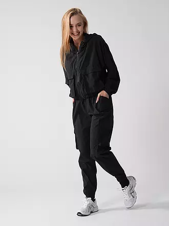 FABLETICS | Damen Fitnessjacke Cargo Ripstop | schwarz