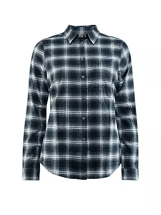 FJÄLLRÄVEN | Damen Blus Oevik Flannel | dunkelblau