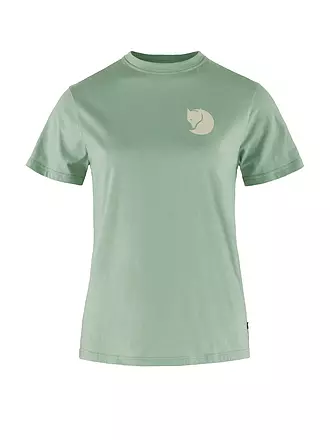 FJÄLLRÄVEN | Damen Funktionsshirt Fox Boxy Logo | hellgrün