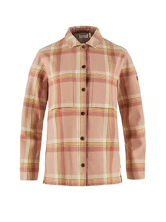 FJÄLLRÄVEN | Damen Outdoor Bluse Singi Flannel Overshirt | beige