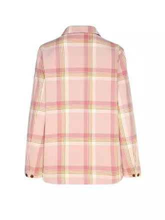 FJÄLLRÄVEN | Damen Outdoor Bluse Singi Flannel Overshirt | rosa