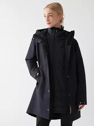 FJÄLLRÄVEN | Damen Winterparka Visby 3in1 Hoodie | dunkelblau