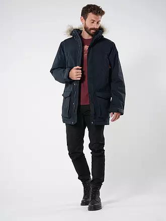 FJÄLLRÄVEN | Herren Winterparka Nuuk Lite Hoodie | dunkelblau