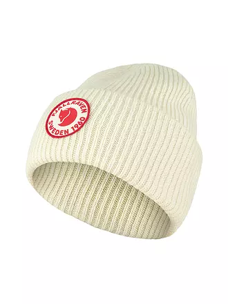 FJÄLLRÄVEN | Mütze 1960 Logo Merino | weiss