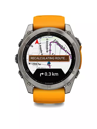 GARMIN |  GPS-Multisport-Smartwatch Fenix 8 Amoled Sapphire  51mm | orange