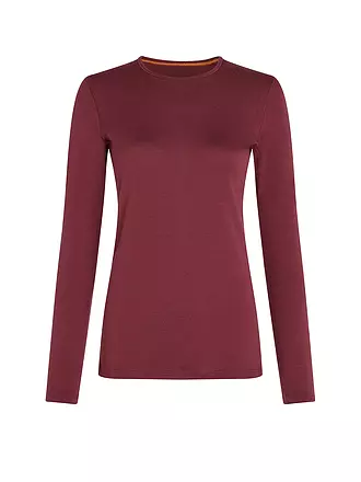 ICEBREAKER | Damen Funktionsshirt 260 Tech LS | dunkelrot