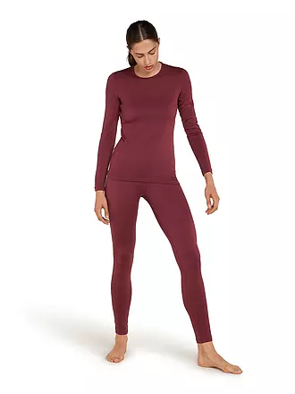 ICEBREAKER | Damen Funktionsshirt 260 Tech LS | dunkelrot