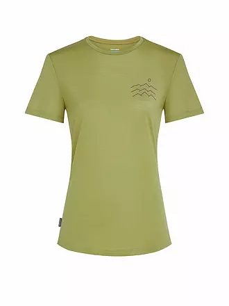 ICEBREAKER | Damen Funktionsshirt Across 125 Cool | olive