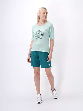 JOY | Damen T-Shirt Melanie Flower Print | weiss