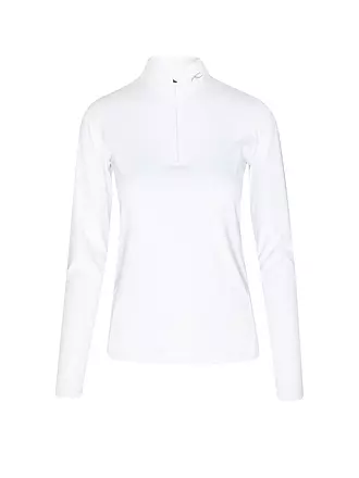 KJUS | Damen Unterzieh Zipshirt Motion Print | weiss