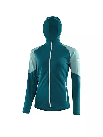 LÖFFLER | Damen Langalaufjacke Hoody Tour Transtex | petrol