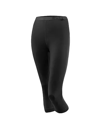 LÖFFLER | Damen Unterziehhose TRANSTEX® Merino 3/4 | schwarz