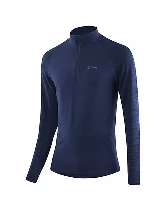 LÖFFLER | Herren Unterziehshirt Midlayer Transtex | dunkelblau