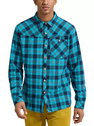 LA SPORTIVA | Herren Kletterhemd Rambler Flannel | blau