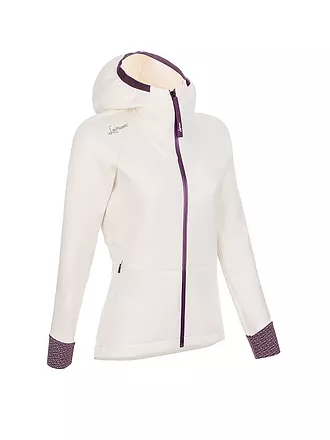 LAMUNT | Damen Fleecejacke Antje Thermal Hoodie | weiss