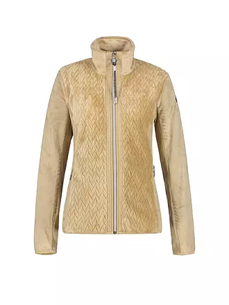 LUHTA | Damen Fleecejacke Ikaala | camel