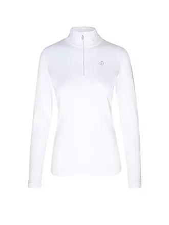 LUHTA | Damen Unterzieh Zipshirt Hailuoto | weiss