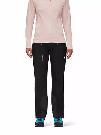 MAMMUT | Damen Touren Softshellhose Taiss Guide mit Schneegamasche | schwarz