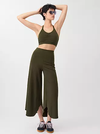 MANDALA | Damen Yoga BH Infinity Medium Support | olive