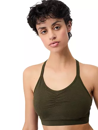 MANDALA | Damen Yoga BH Infinity | olive