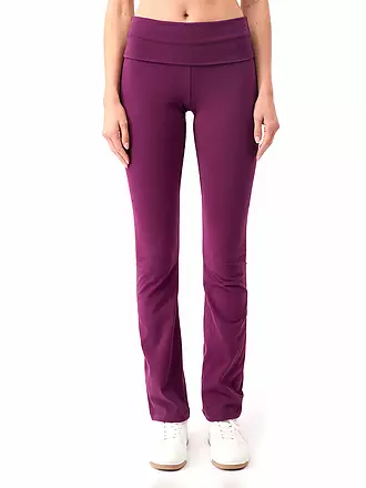 MANDALA | Damen Yoga Hose Classic Rolldown | dunkelgrün