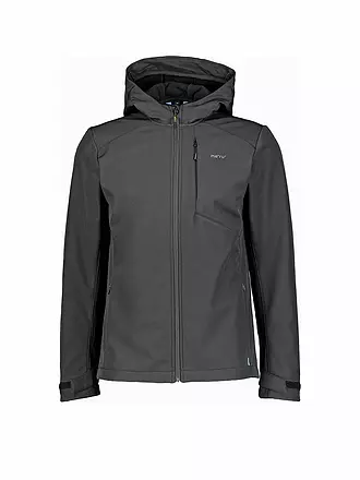 MERU | Herren Softshell Jacke Toulouse Hoodie | grau