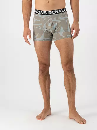 MONS ROYALE | Herren Boxershort Hold'em | hellgrau