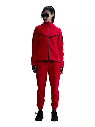 NIKE | Damen Fleecejacke Tech FLC Hoodie | rot