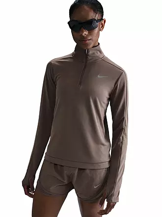 NIKE | Damen Laufshirt Dri-FIT Pacer | braun