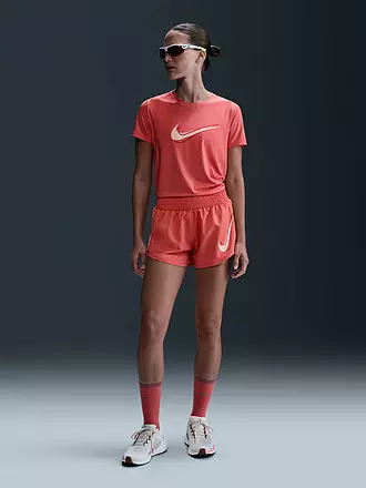 NIKE | Damen Laufshirt One Swoosh | rosa